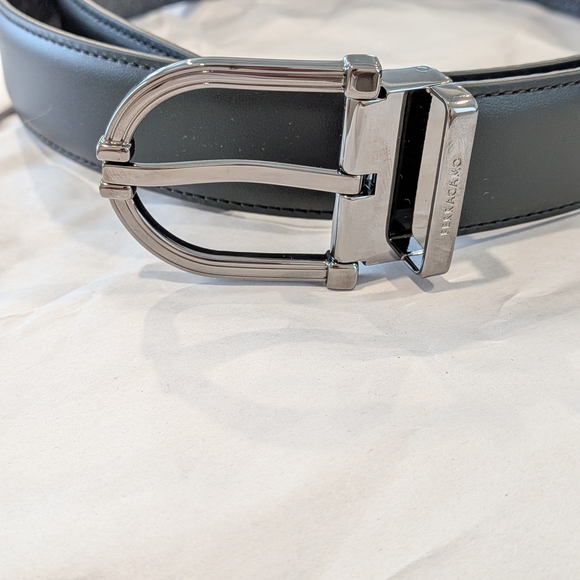 Salvatore Ferragamo Black Leather Belt - Picture 2 of 5